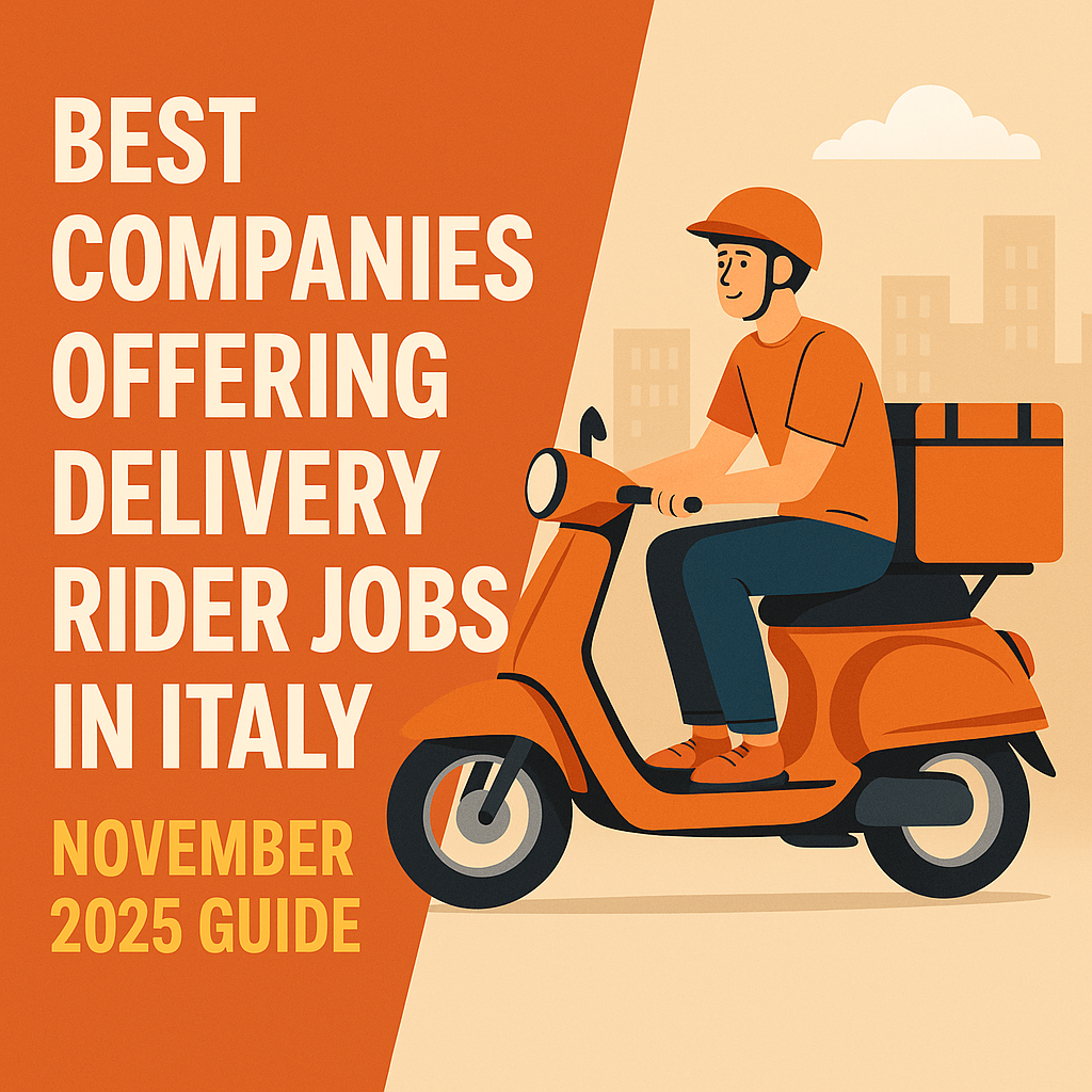 Best Companies Offering Delivery Rider Jobs in Italy in November 2025