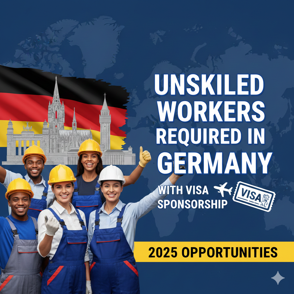 Unskilled Workers Required in Germany with Visa Sponsorship 2025